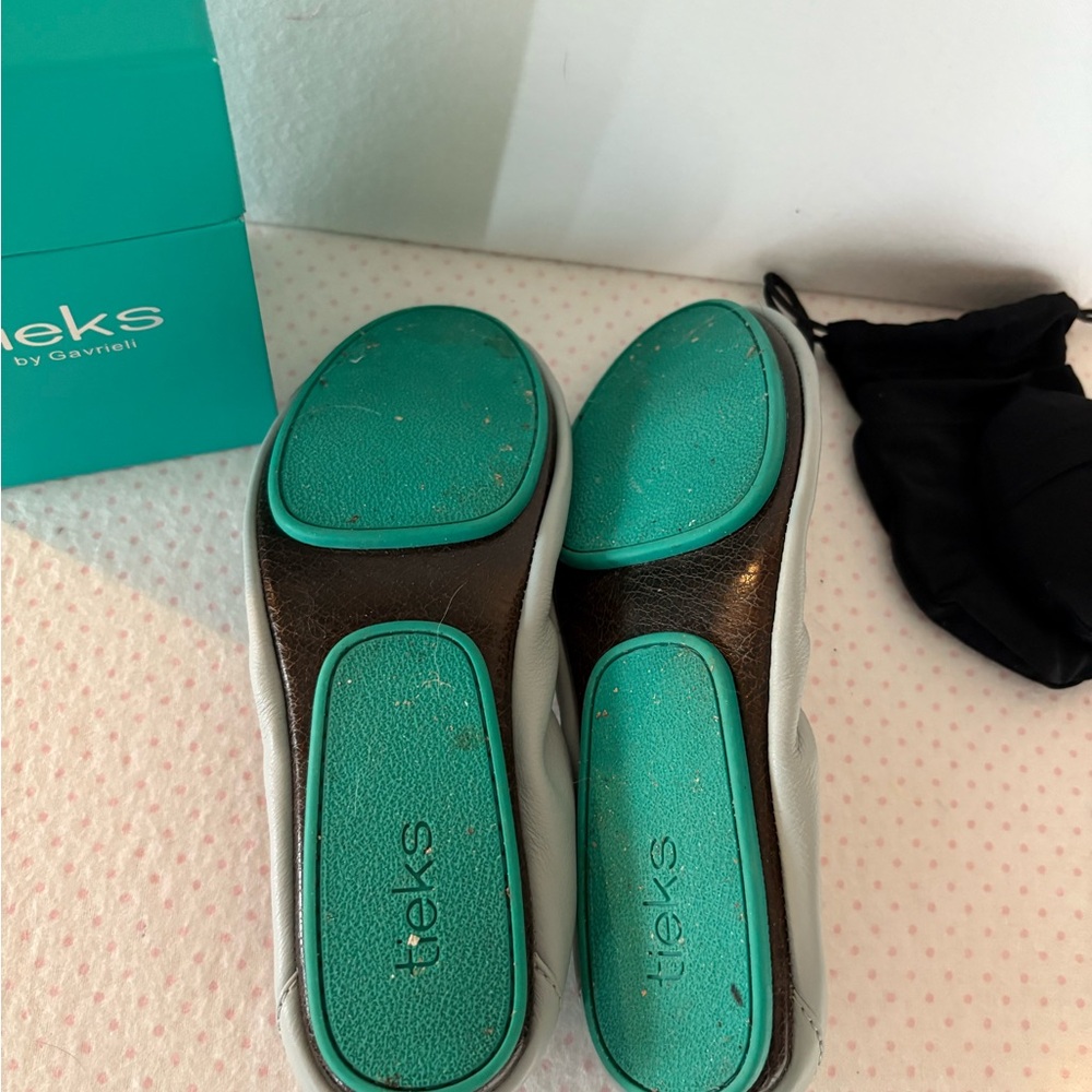 Tieks Cool Gray Ballet Flats View 2